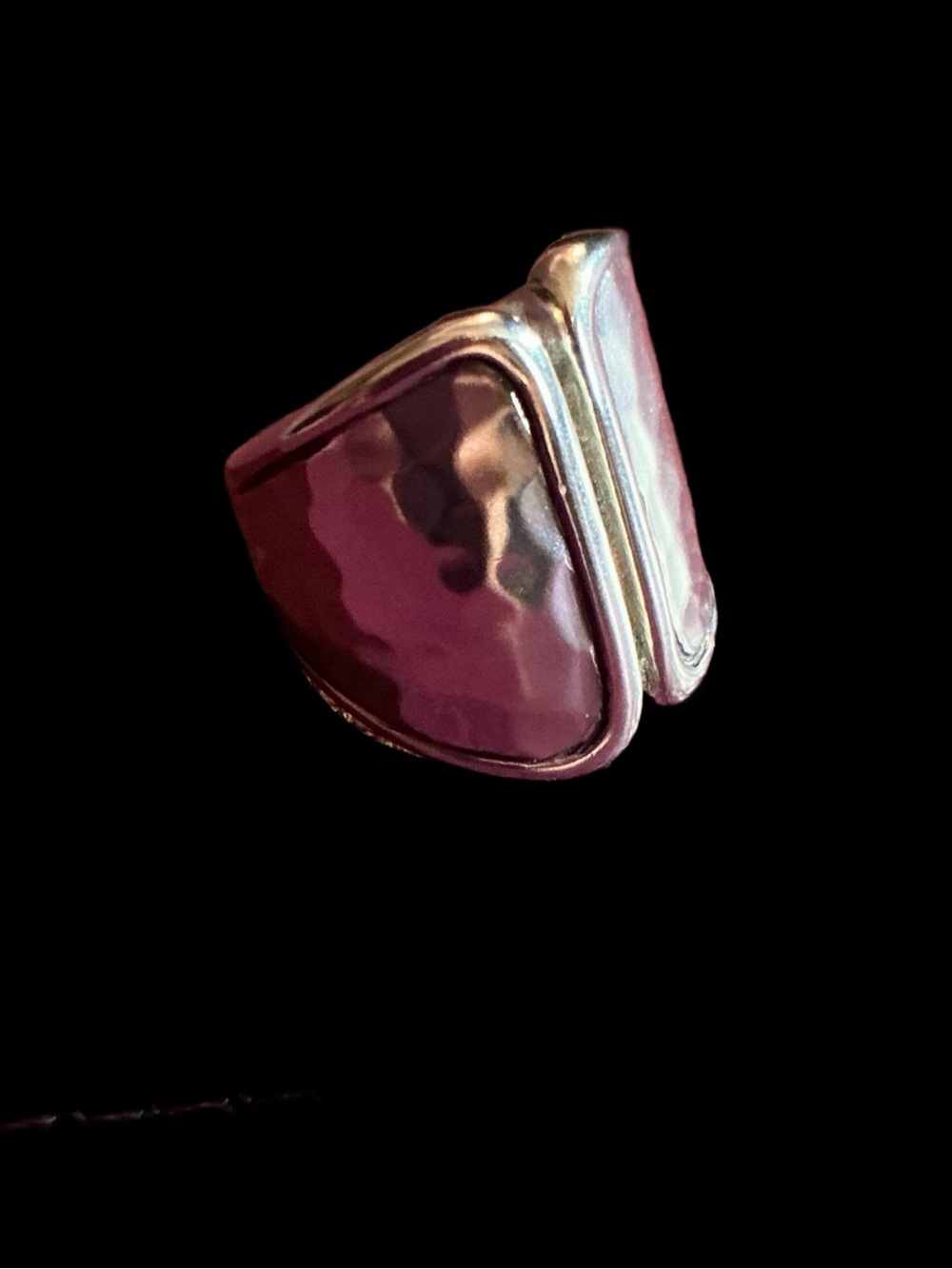 Silpada Sterling Hammered Ring Size 7.5